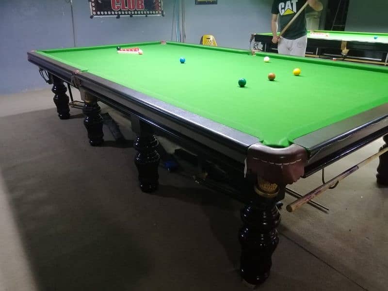 6/12 steel cousion slade snooker table 0