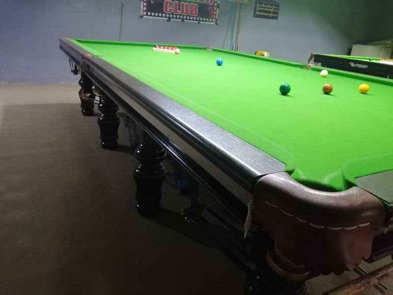 6/12 steel cousion slade snooker table 1