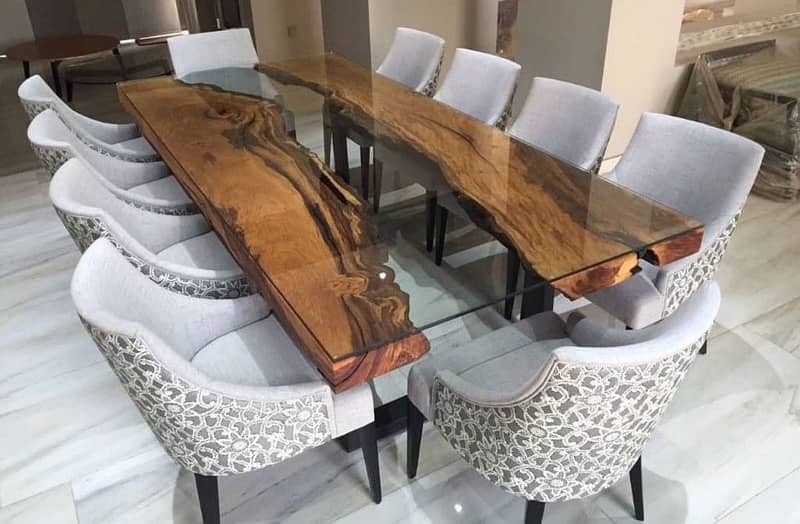 Epoxy dining tables 8000 square foot 9