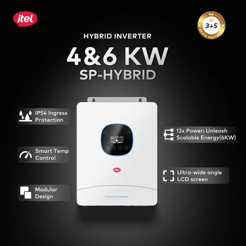 ITEL Inverter 4kW 24V SP Hybrid Net Metering Solar 0