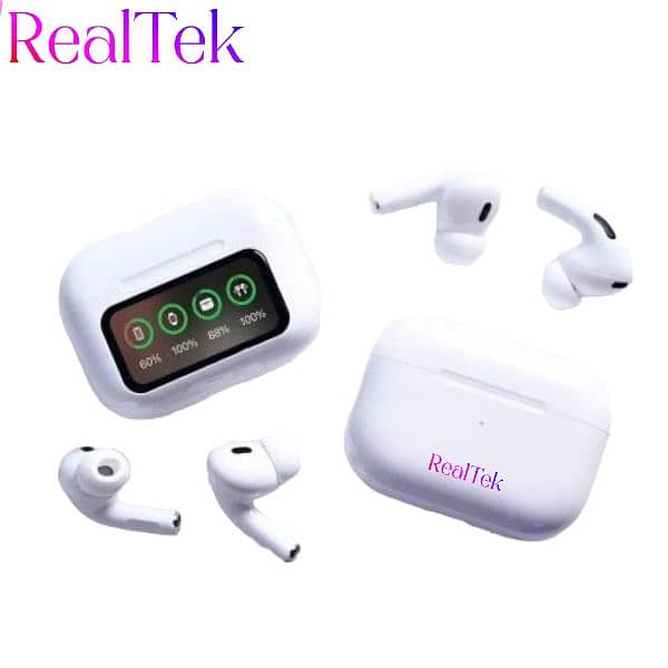 RealTek Smart Display Airpods Pro 3 Original With App control 10