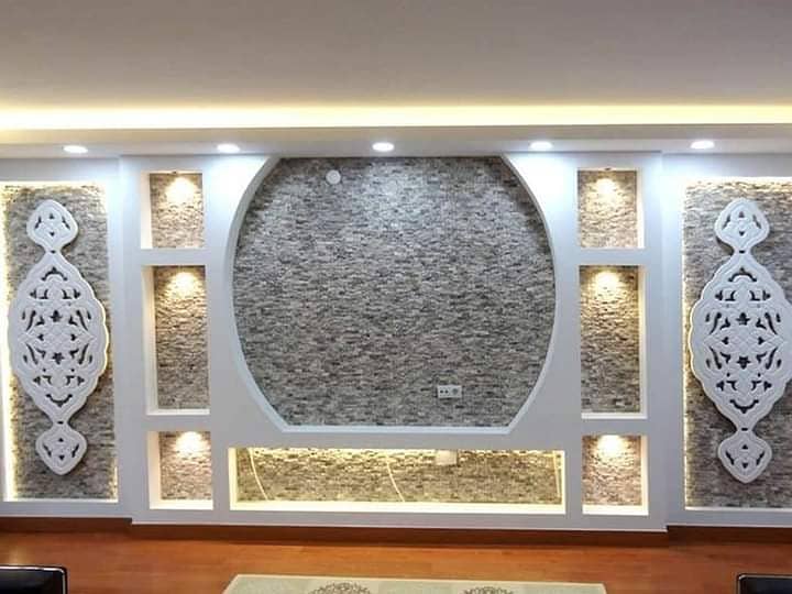 False Ceiling work, Hoom Decor , Pop false Ceiling services 2