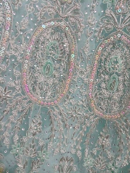 Bridal walima dress with jewelary 0