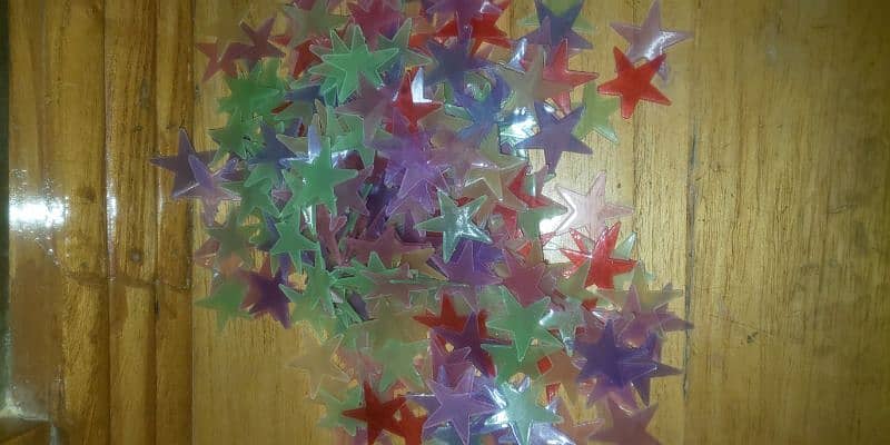 luminous wall satar night glowing star good quality 0