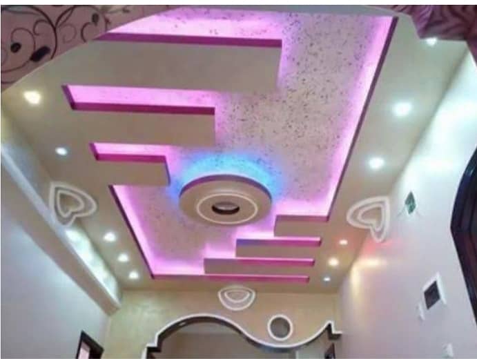 False Ceiling work, Hoom Decor , Pop false Ceiling services 7