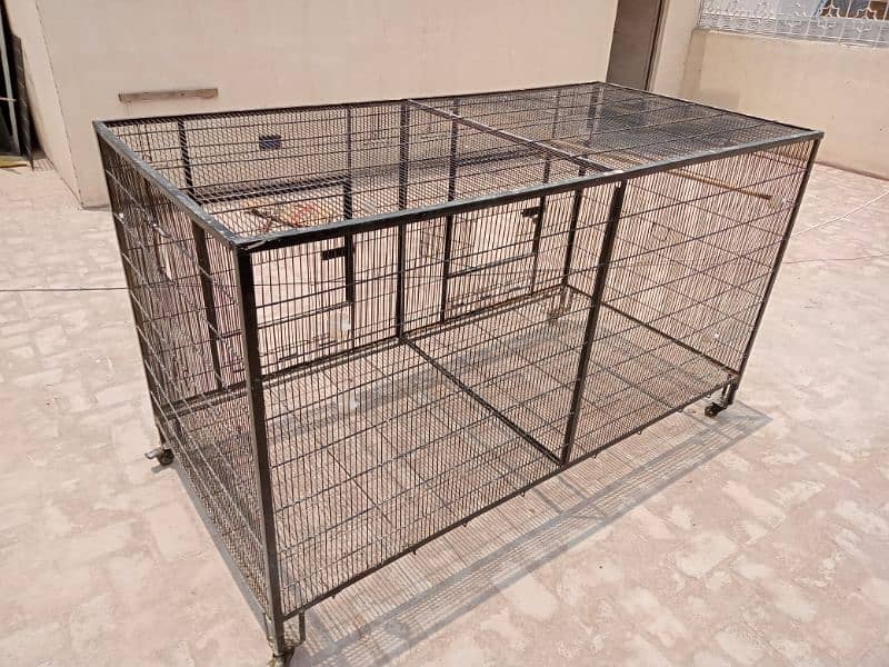 flying cage colony fix angle cage moti wire with wheels 6*3*3 9