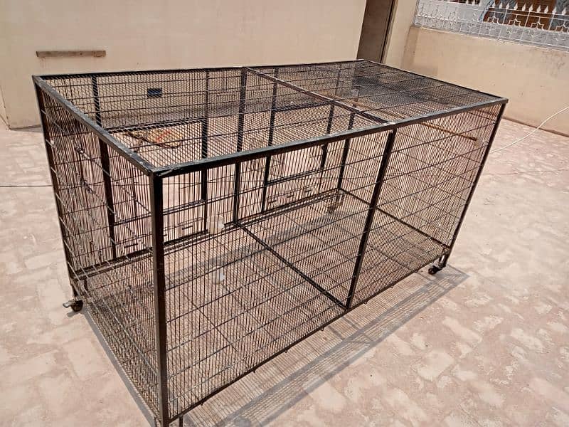 flying cage colony fix angle cage moti wire with wheels 6*3*3 10