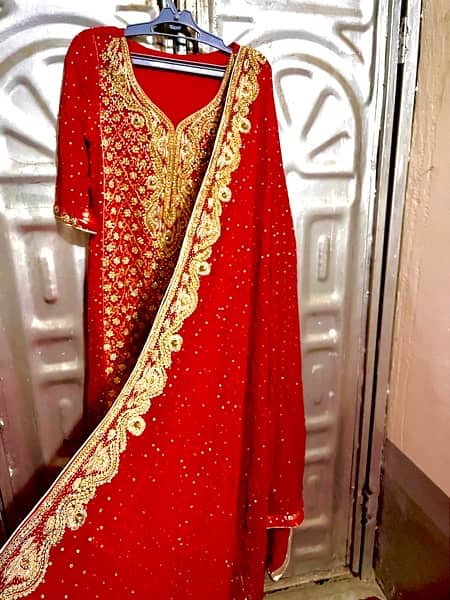 Wedding Bridal Maxi / Lehanga for rent per day shadi 3