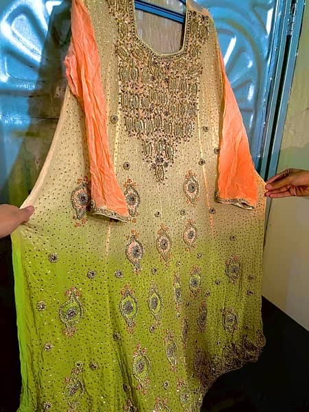 Wedding Bridal Maxi / Lehanga for rent per day shadi 5