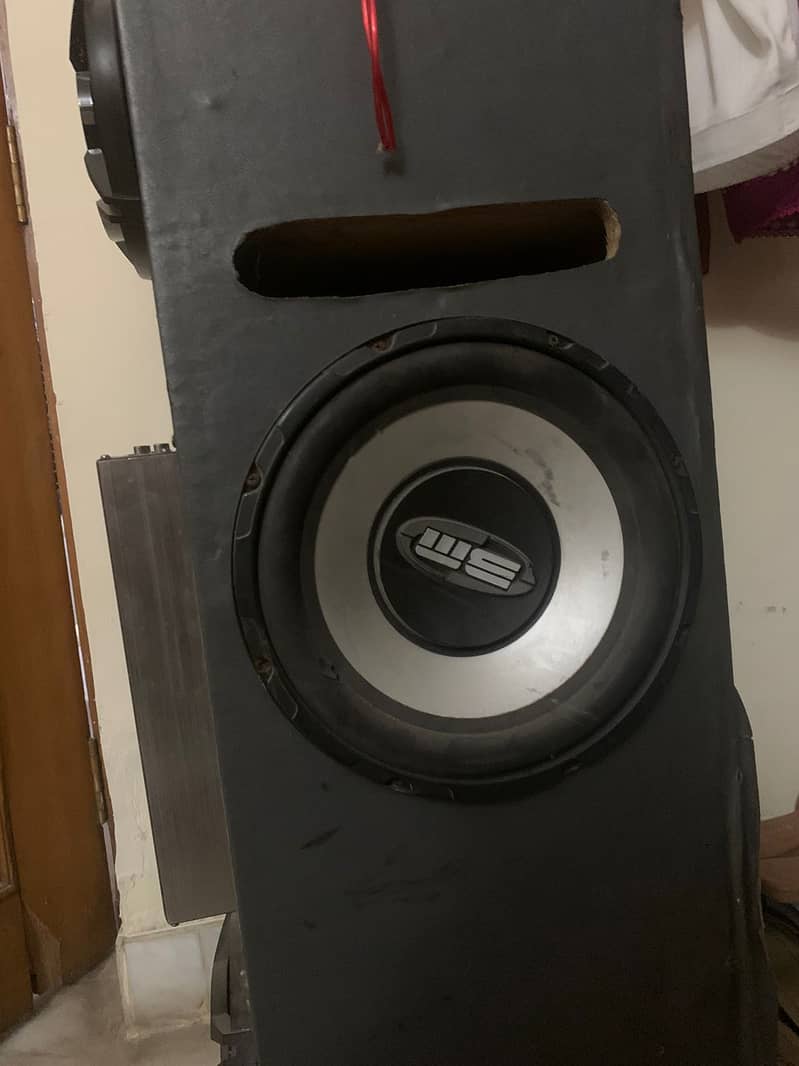 Woofer , amplifier , speaker for sale 0