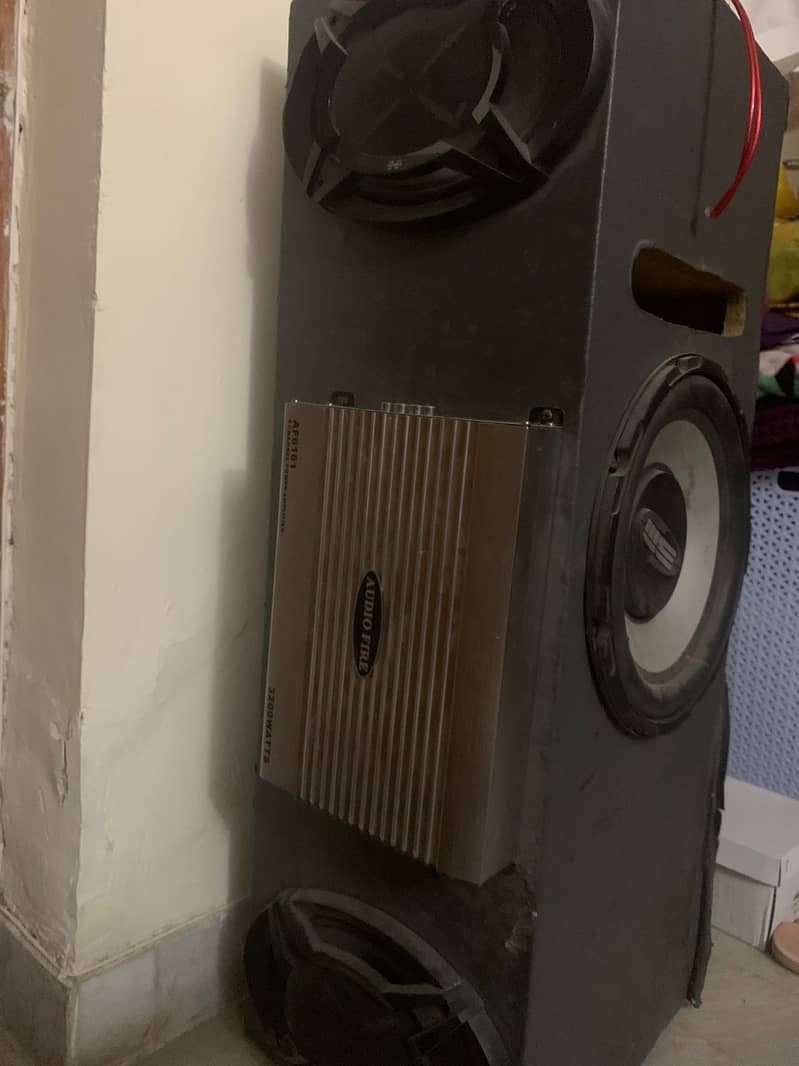 Woofer , amplifier , speaker for sale 1
