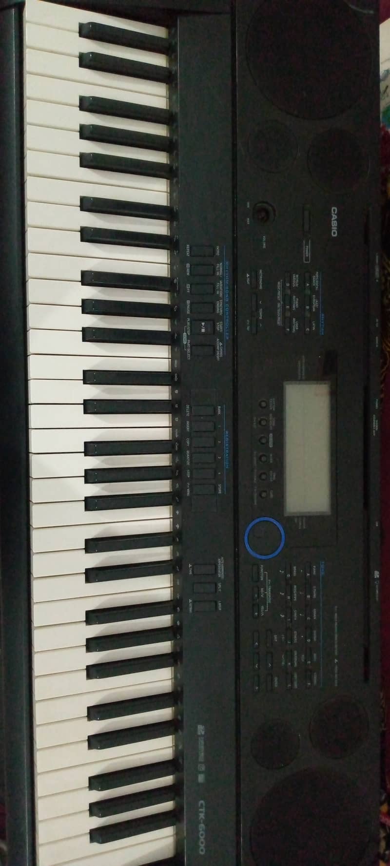 Casio CTK 6000 with weighted keys 0