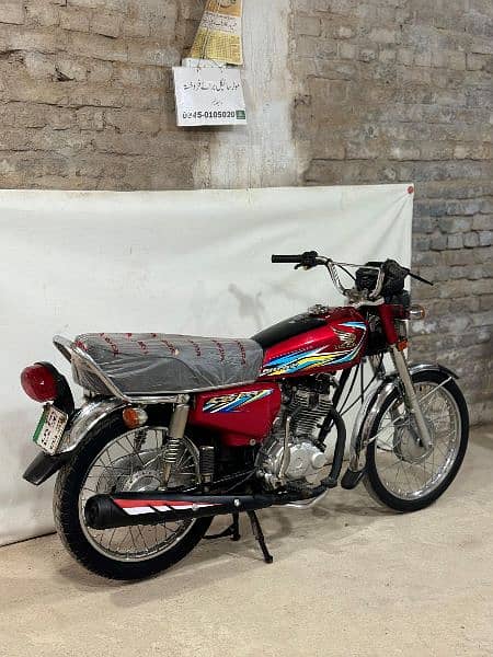 Honda 125 2018 Model 2 Digit Golden number 10