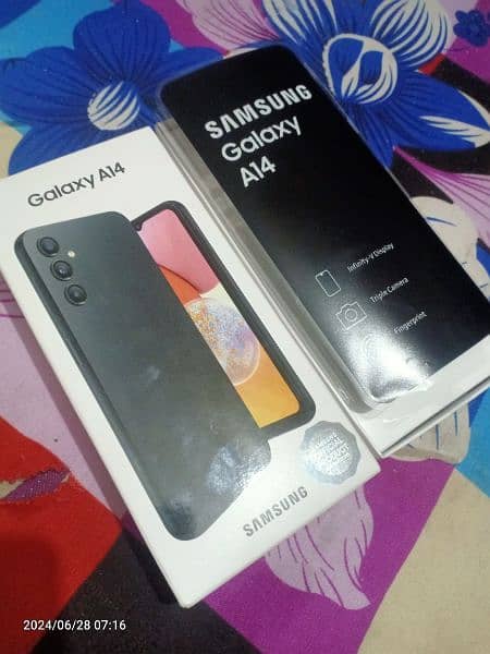 Galaxy A14, 4/128gb, in wrnty, only call 03214500087 1