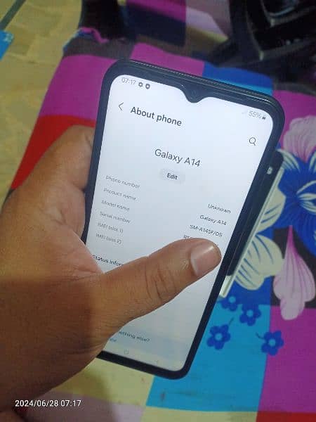 Galaxy A14, 4/128gb, in wrnty, only call 03214500087 4