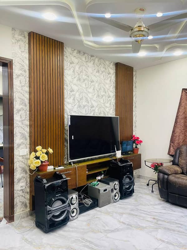 10 Marla Brand new first entry full furnished house for rent in Bahia Town lahore 10
