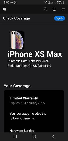 i phone xs max 512 dual pta 7