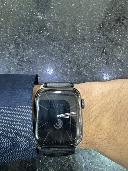 Apple watch series 7 stainless steel 0