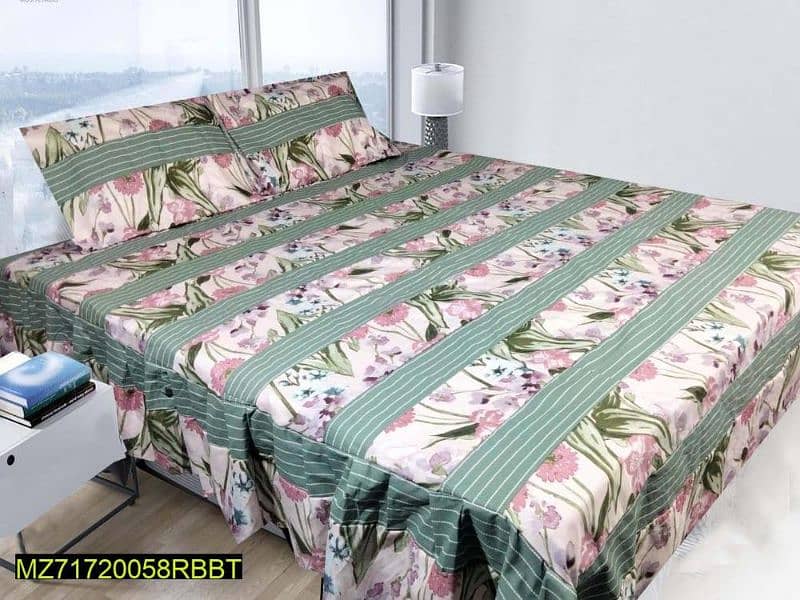 cotton printed king size bedsheets 1