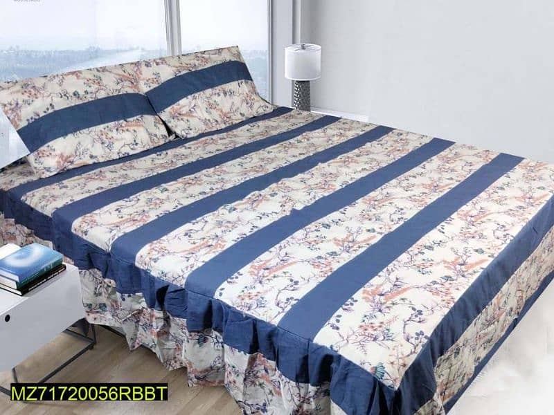 cotton printed king size bedsheets 2