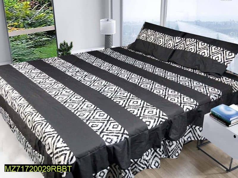 cotton printed king size bedsheets 5