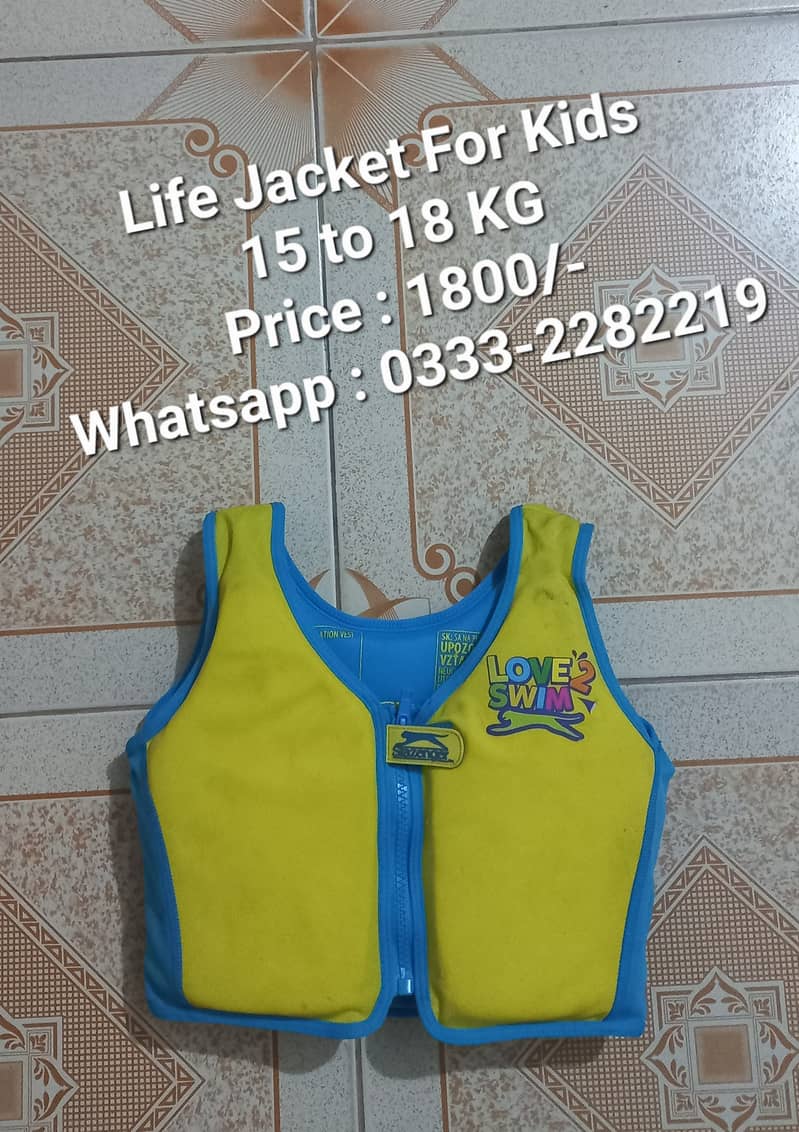 Life Jackets, Arms & Waist Band & Swimming Tubes for Kids 12