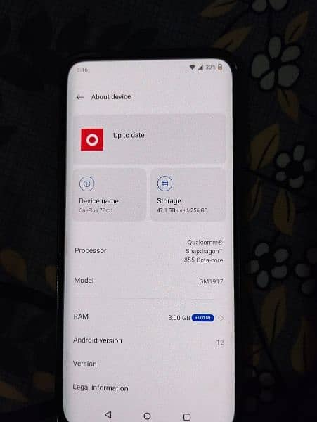One plus 7pro 8/256 4