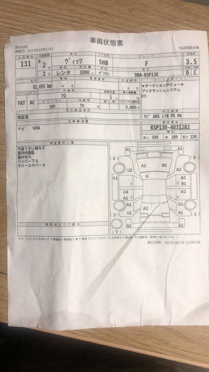 Toyota Vitz F 1.0 2020 Model 13