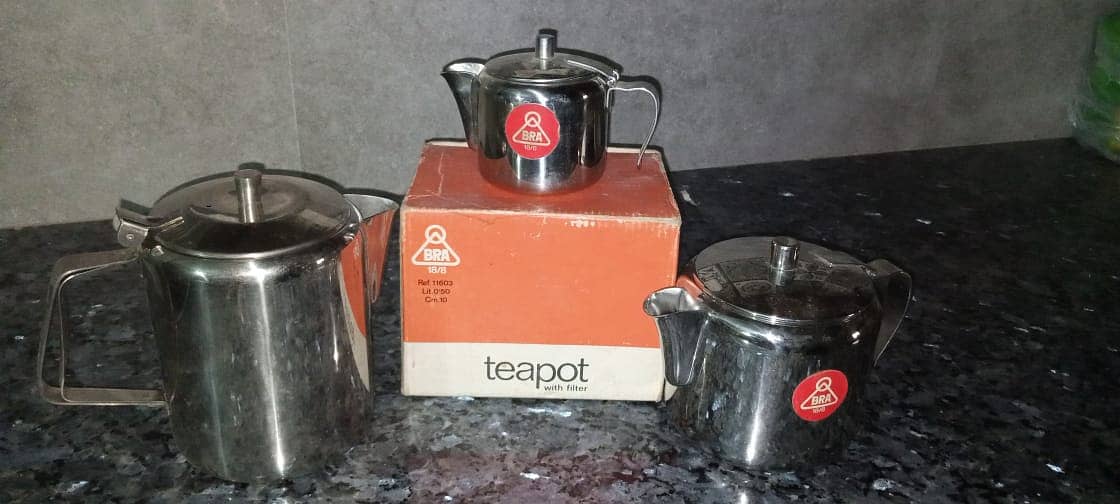 STAINLESS STEEL TEAPOT/KETTLE (LATINA TEAPOT) 0