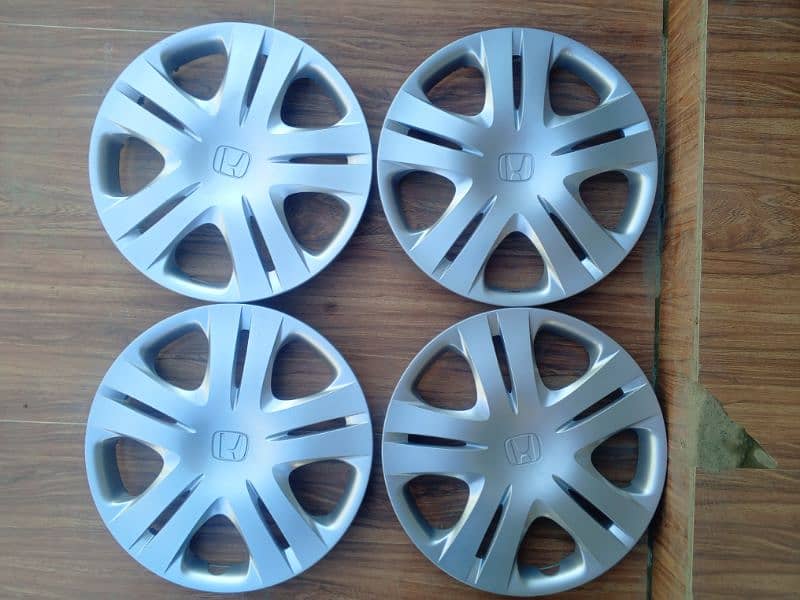 Honda City 2022 Model 15 Size Original Japane Wheel Covers Fresh Set 0