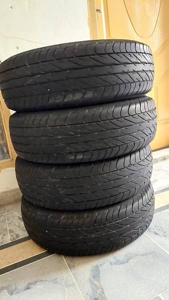 Used Tyres Dunlop 175 65 R14 - Urgent Sale (Rs 20000) 0