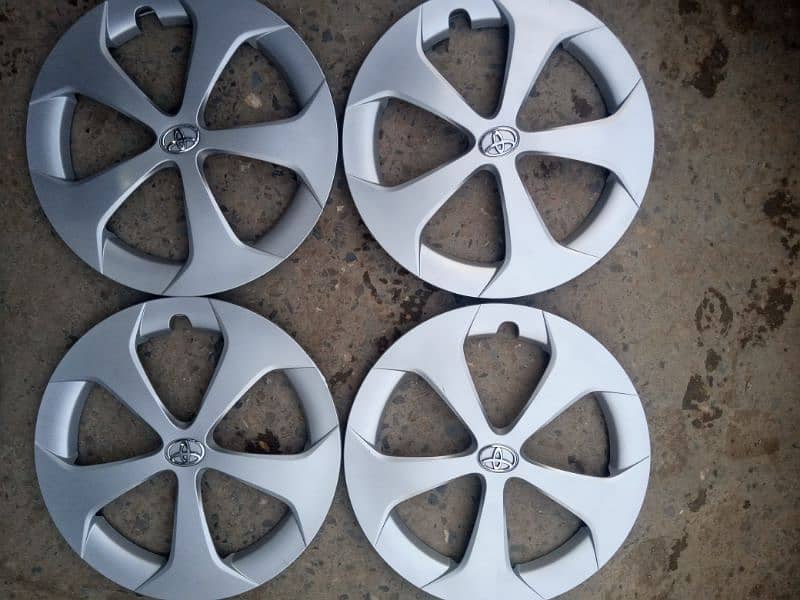 Prius 2014 15 Model 15 Size Original Japane Wheel Covers Fresh Set 2