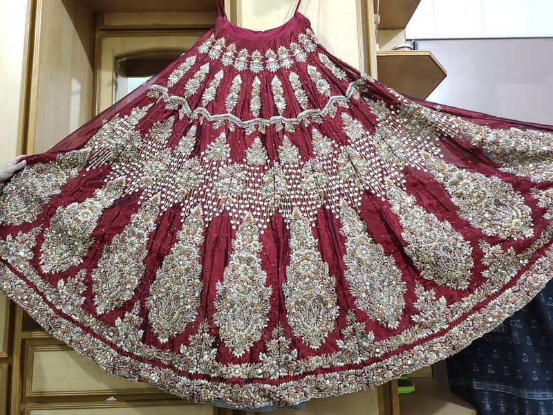 small size high quality work bridal lehnga 1