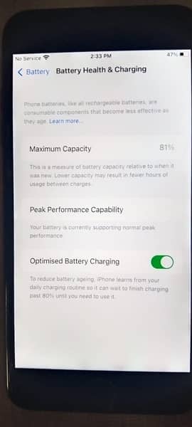 iPhone 8 Plus non pti 64 gb battery health 81 exchange posible 4