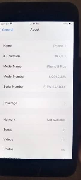 iPhone 8 Plus non pti 64 gb battery health 81 exchange posible 5