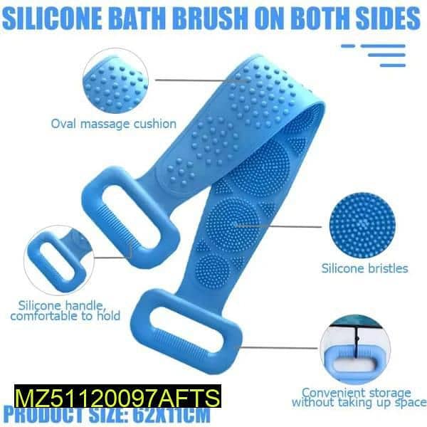 2 pic selecone back scrubber bath belt 1