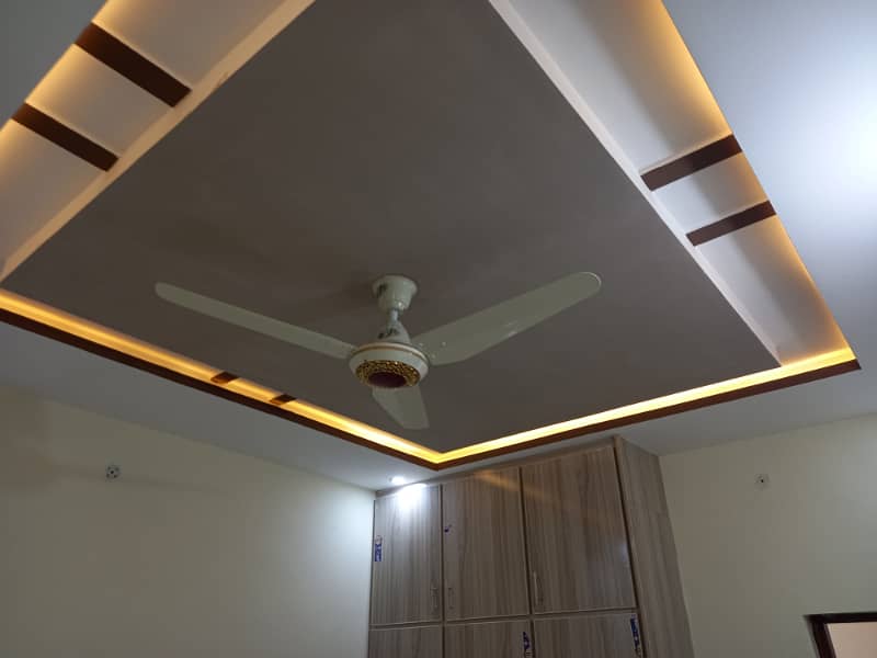 Like a Brand New 3 Bedroom Separate Tanki Separate Meter 8 Marla Ground Portion Available for Rent in Rawalpindi Islamabad Near Gulzare Quid and Islamabad Express Highway 24
