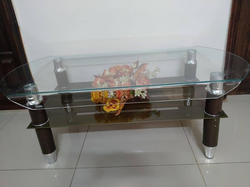 Imported Double Glass Center Table 0