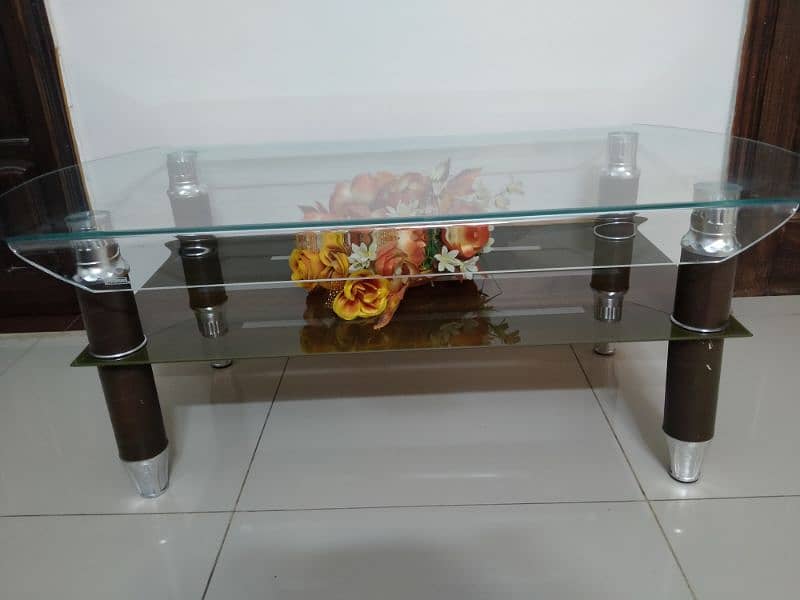 Imported Double Glass Center Table 1
