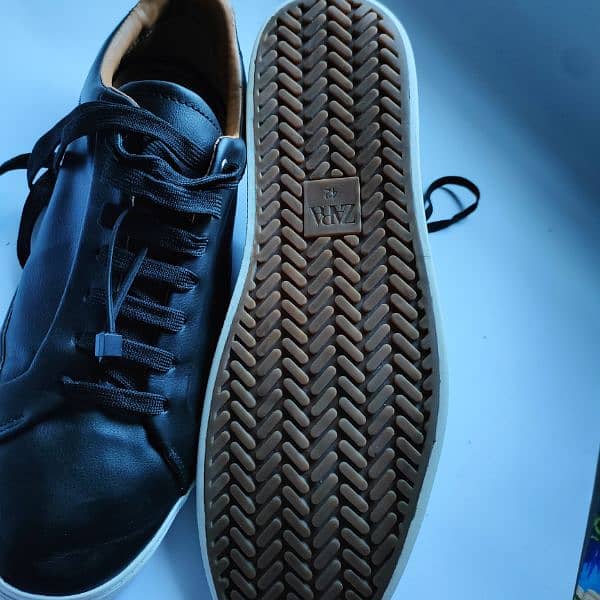 Original ZARA MEN BLACK SHOES EUR 42 | Branded Shoes 3