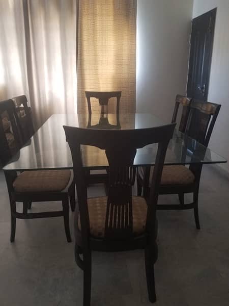 Dinning table with 6 chairs 1