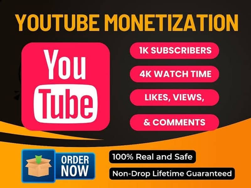 YouTube channel monetization 1k Subscribers Digital Marketing , Ads 1