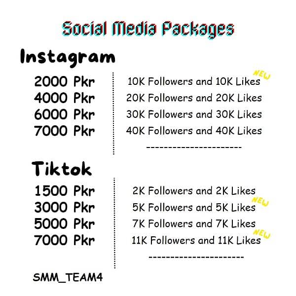 Instagram, Tiktok followers, likes and views in really cheap. 0