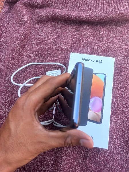 Samsung a32 with box and charger 0321 7758681 5