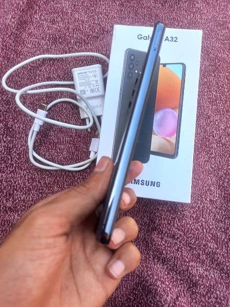 Samsung a32 with box and charger 0321 7758681 10