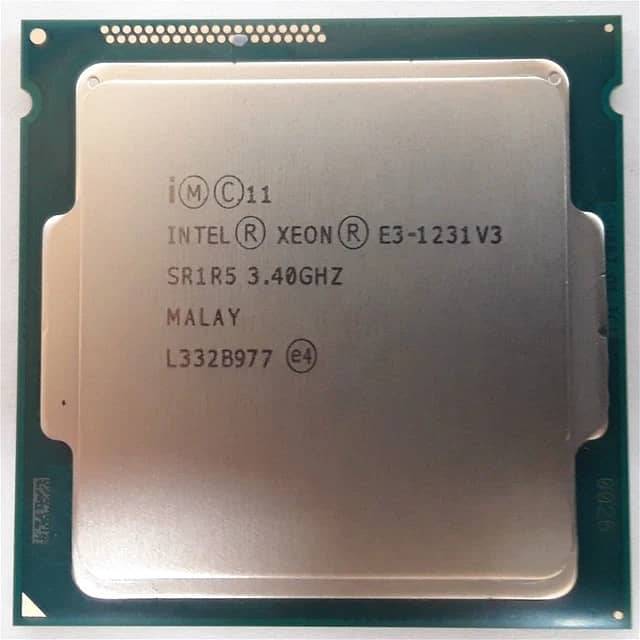 Intel Xeon E3-1231 V3 (Equal to i7-4770) 0