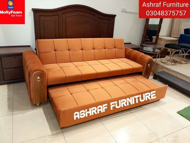 Sofa cum bed/Dewan/Double cumbed/Sofa/L Shape/combed/Bed Set/MoltyFoam 0