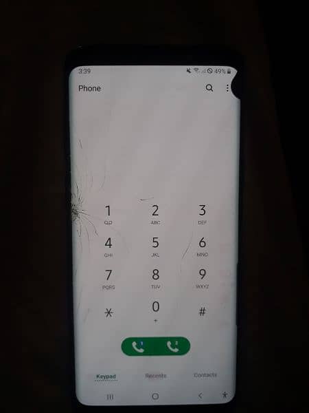 S9 dual sim 4 64 official pta approved cracked but working 100 present 3