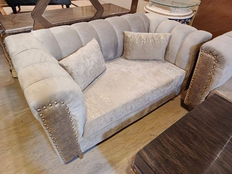 barand new sofa set molty foam gurantee 12