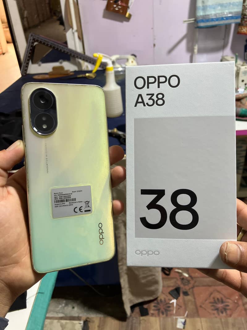 Oppo A38 6/128 10/10 With Box 10month Warranty / Urgent sale 0